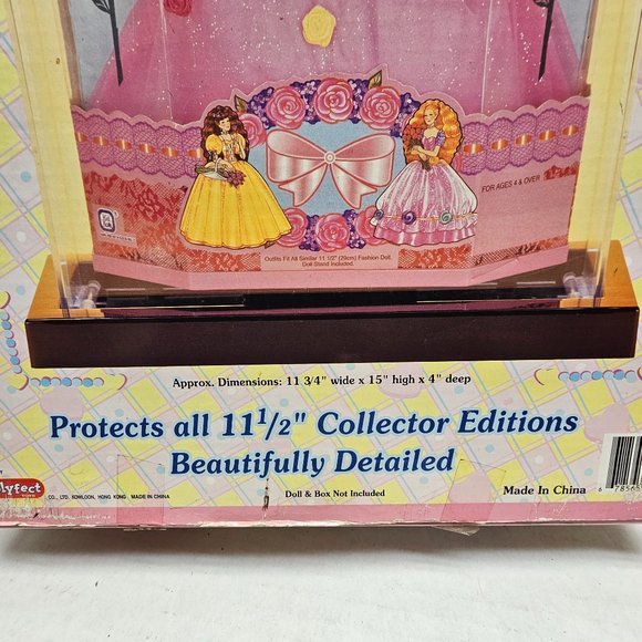 New Vintage 1997 90's Barbie Collector Edition Doll Showcase 15 X 4 X 11.5" - Picture 10 of 12
